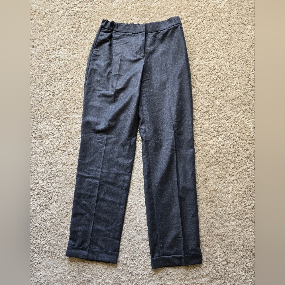 The Kooples Wool Pants Womens 42/ M Gray Straight